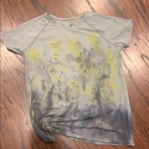 Women’s Hand Tie Dyed Athletic Shirt  Size M